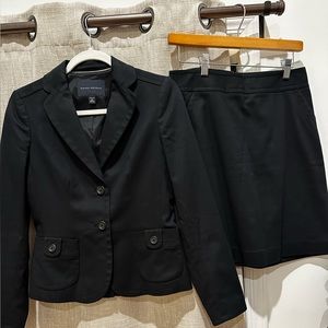 Banana Republic Jacket and Skirt Set Navy Blue